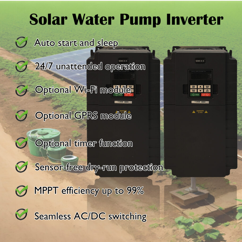 QB100-PV 1.5kW-37kW Solar Pump Inverter 400V MPPT view 2
