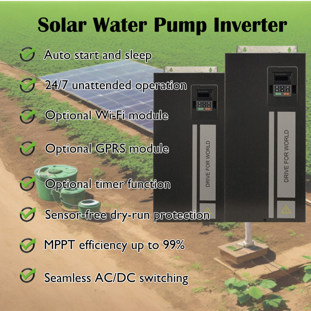 QB100-PV 45kW-280kW Solar Pump Inverter 400V MPPT view 3