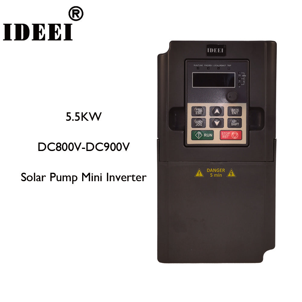 QB100 5.5kW Solar Pump Inverter | 99% MPPT AC/DC Switch | 220V/380V