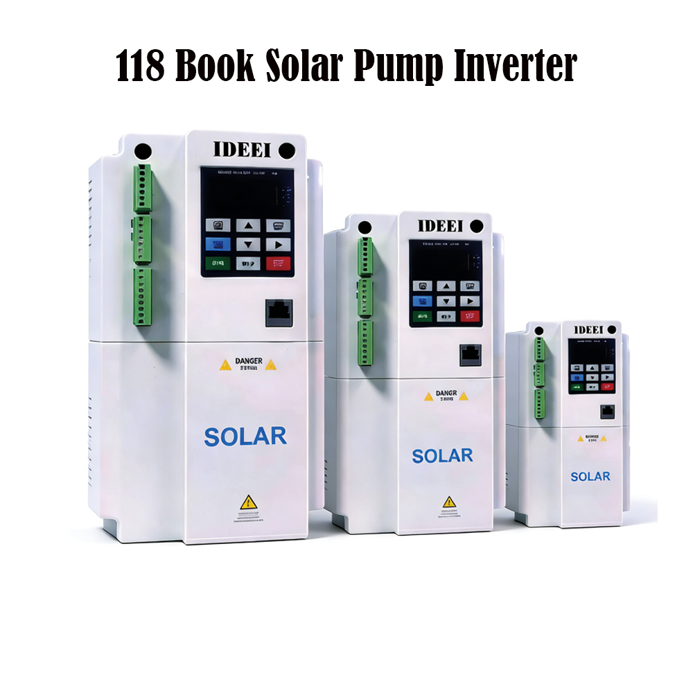 118 Solar Pump Inverter 0.75-110kW MPPT AC DC Hybrid